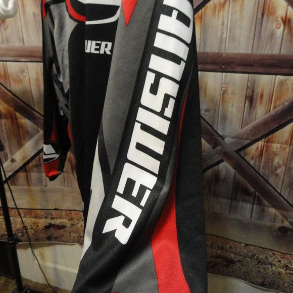 Answer Motorcross Jersery,Spell out sleeves~Has Snags~Xgames - Picture 2 of 7